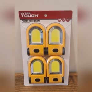 4 Pack Pocket Work Lights w/ Batteries